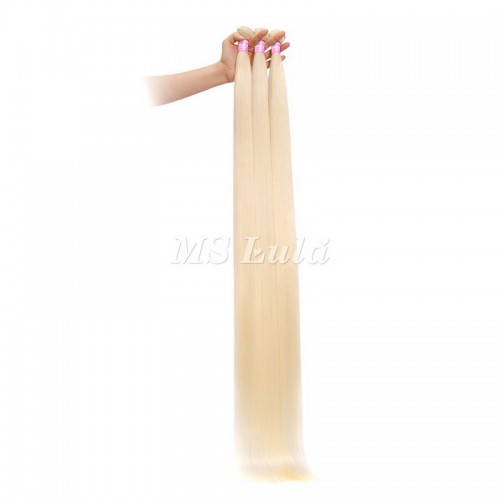 Virgin Natural Straight Hair Bundles 613# | Human Hair Wig | Lace Front